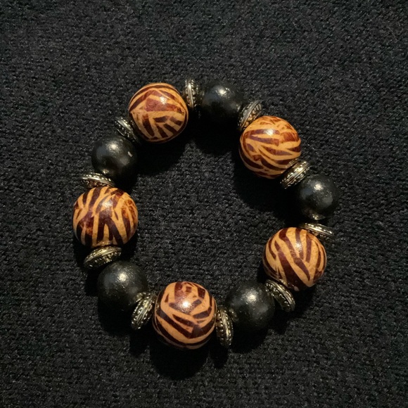 Tiger Print Vintage Bracelet - Picture 1 of 1